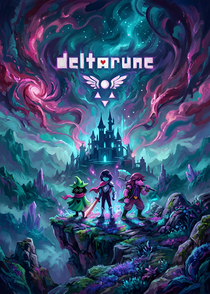 Deltarune Fantasy Adventure Poster