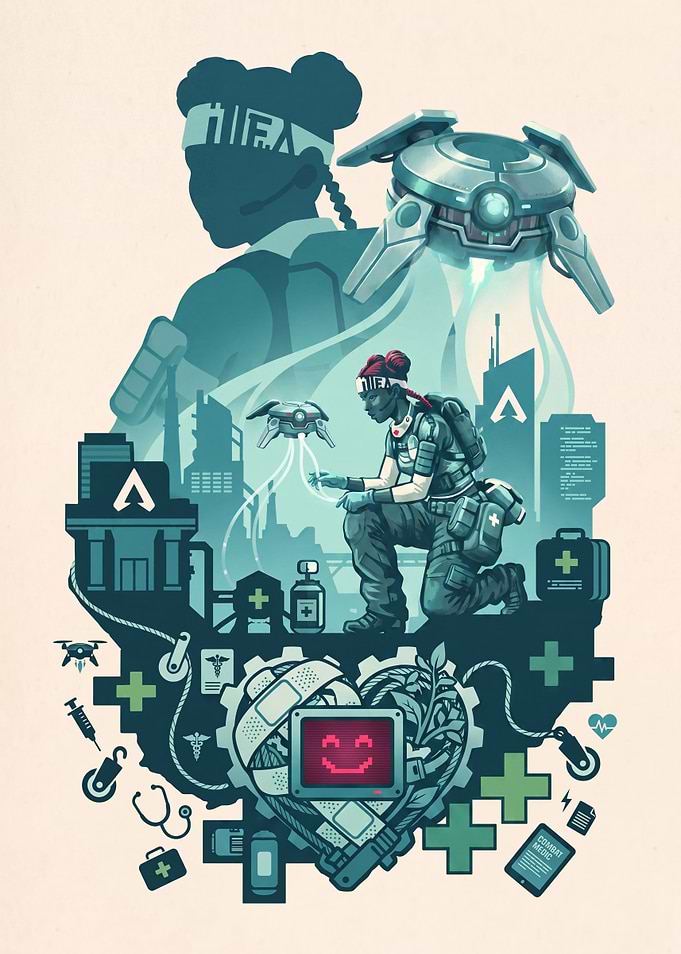 Apex Legends Lifeline Combat Medic Poster