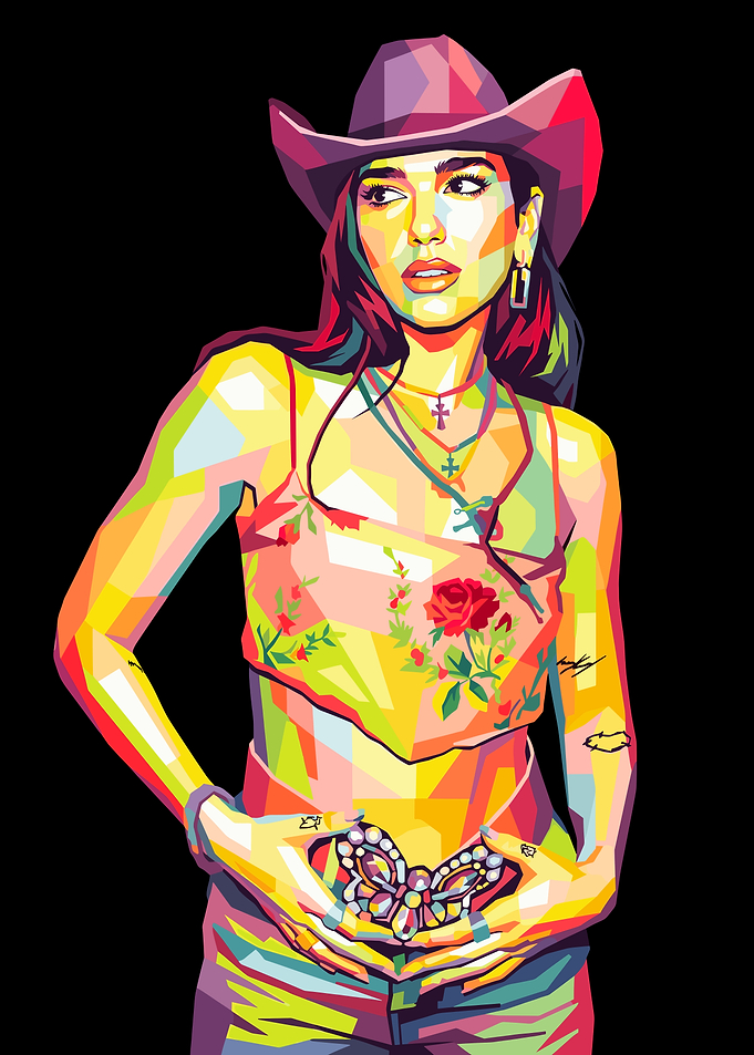 Dua Lipa Pop Art