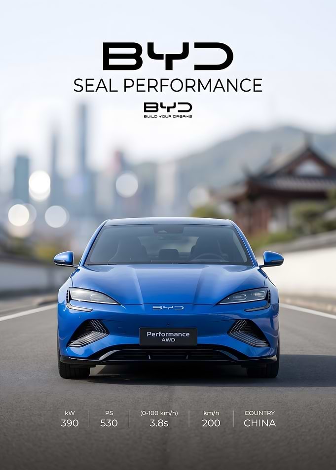 BYD Seal Performance Electric Car