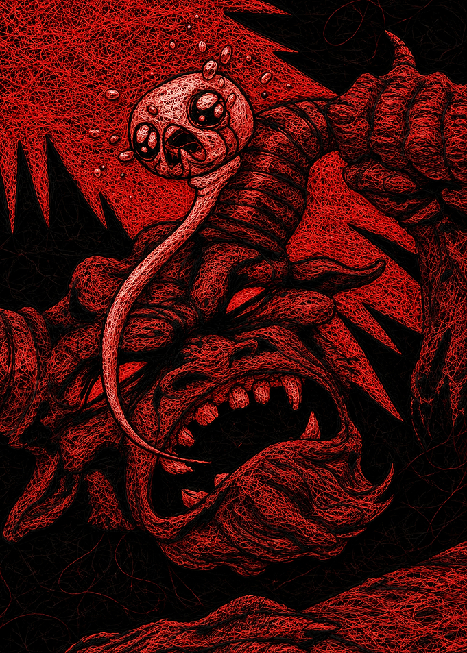 The Binding of Isaac Demon Illustration