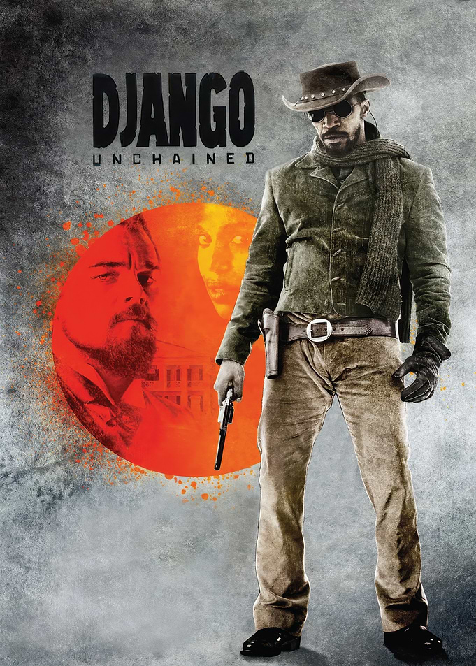 Django Unchained Movie Poster Art