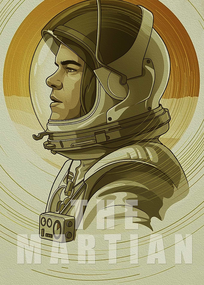 The Martian Movie Poster Art