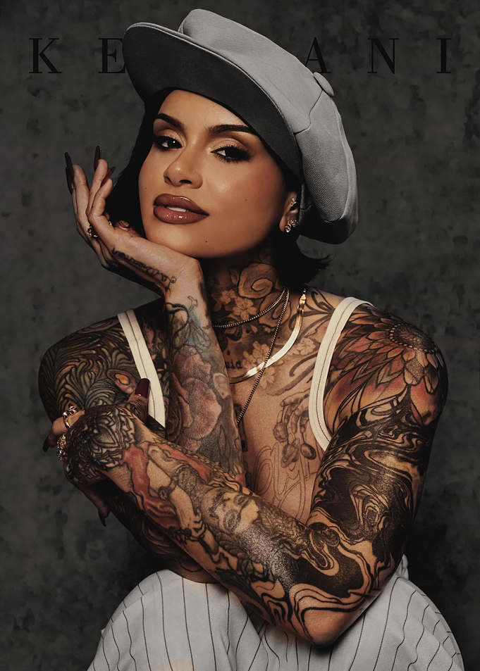 Kehlani Portrait with Tattoos