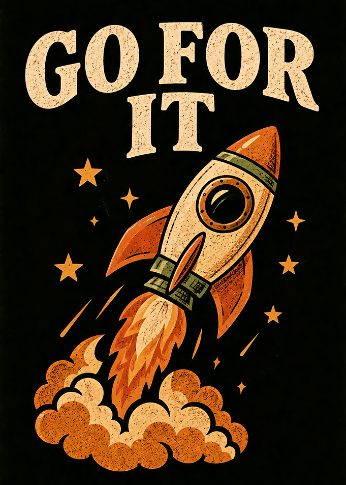Go For It Rocket Poster