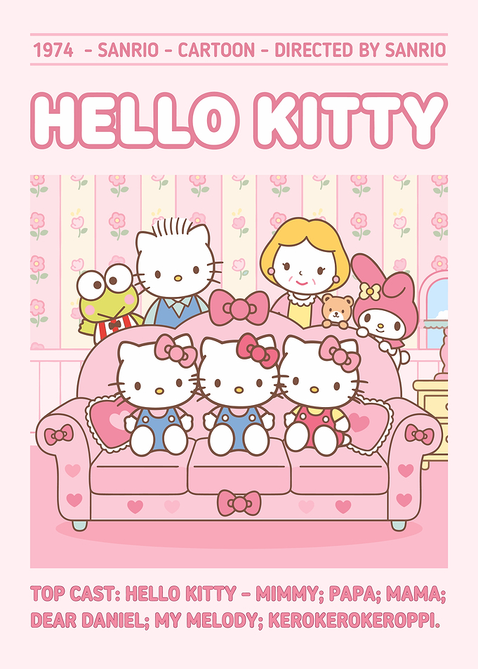 Hello Kitty and Friends Poster