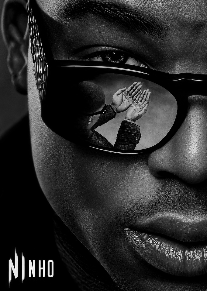 Ninho Portrait with Reflective Sunglasses