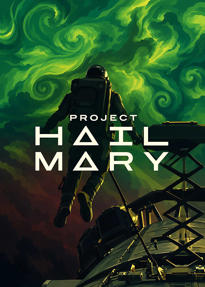 Project Hail Mary Space Poster