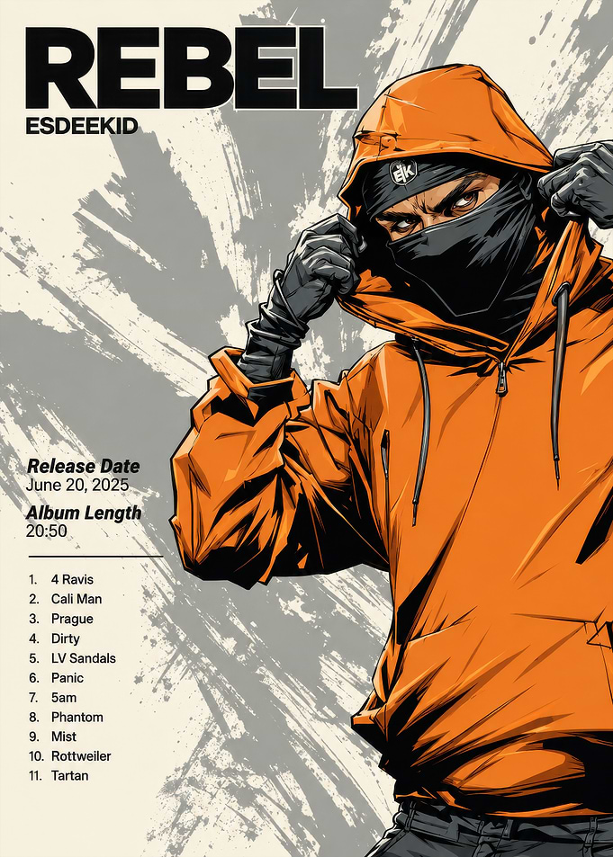 Esdeekid Rebel Album Cover Art