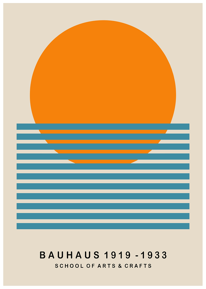 Bauhaus School of Arts Poster