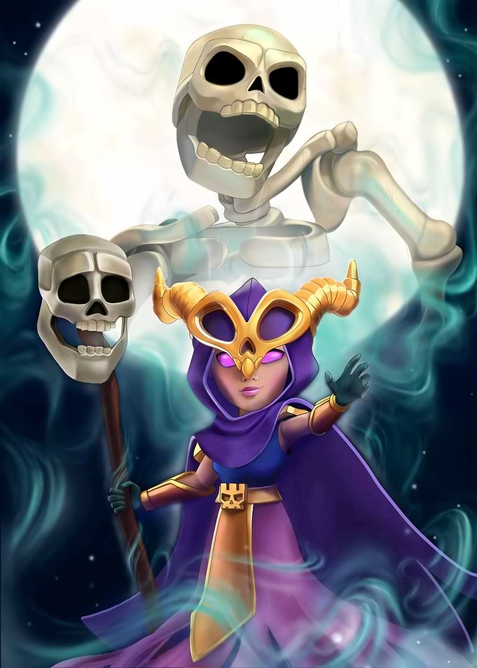 Clash of Clans Witch Character Art