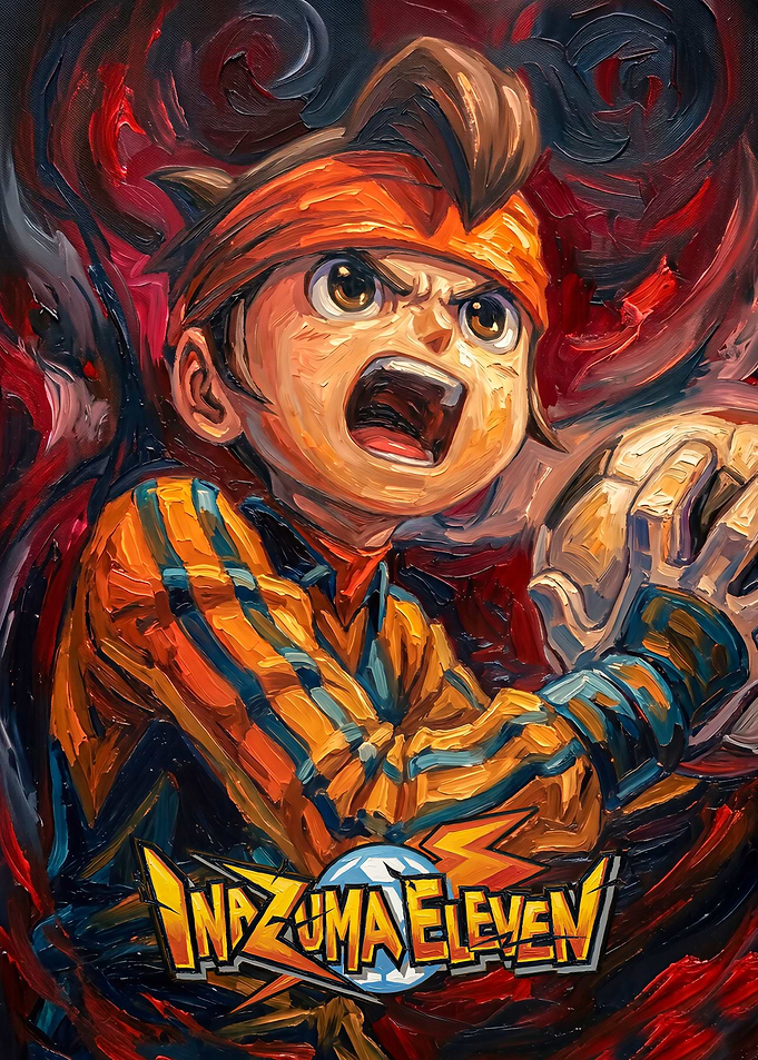 Inazuma Eleven Mamoru Endo Oil Painting