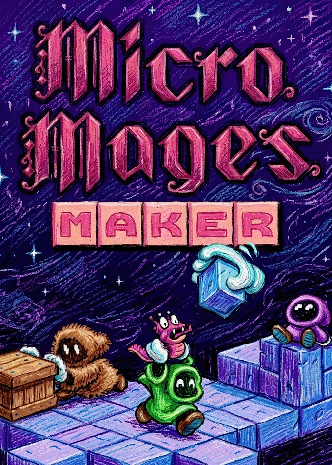 Micro Mages Maker Game Art