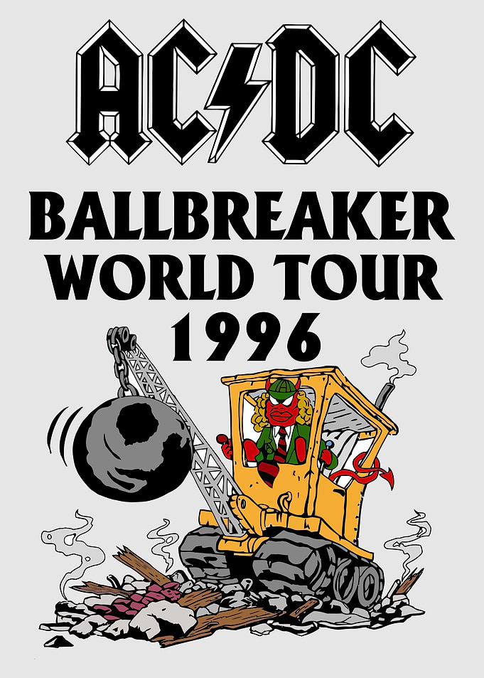 AC/DC Ballbreaker World Tour 1996 Graphic
