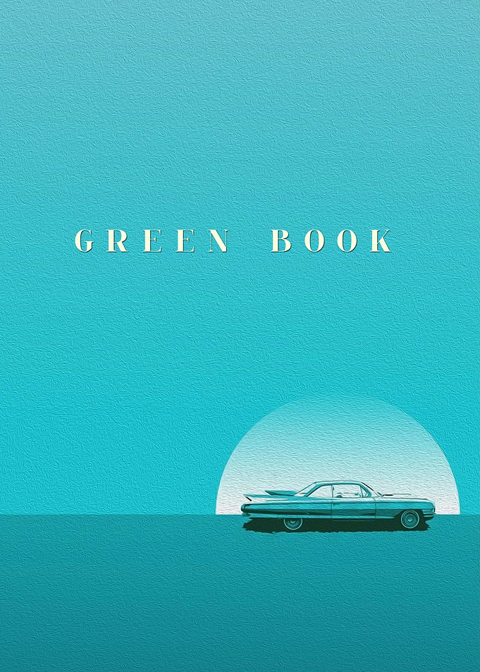 Green Book Minimalist Movie Poster