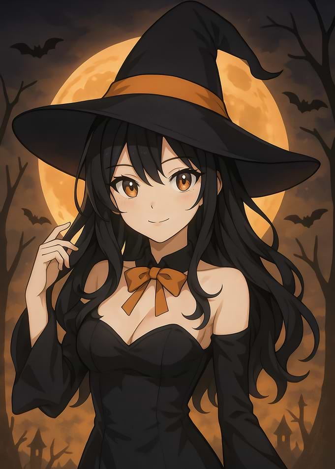 Halloween Anime Witch