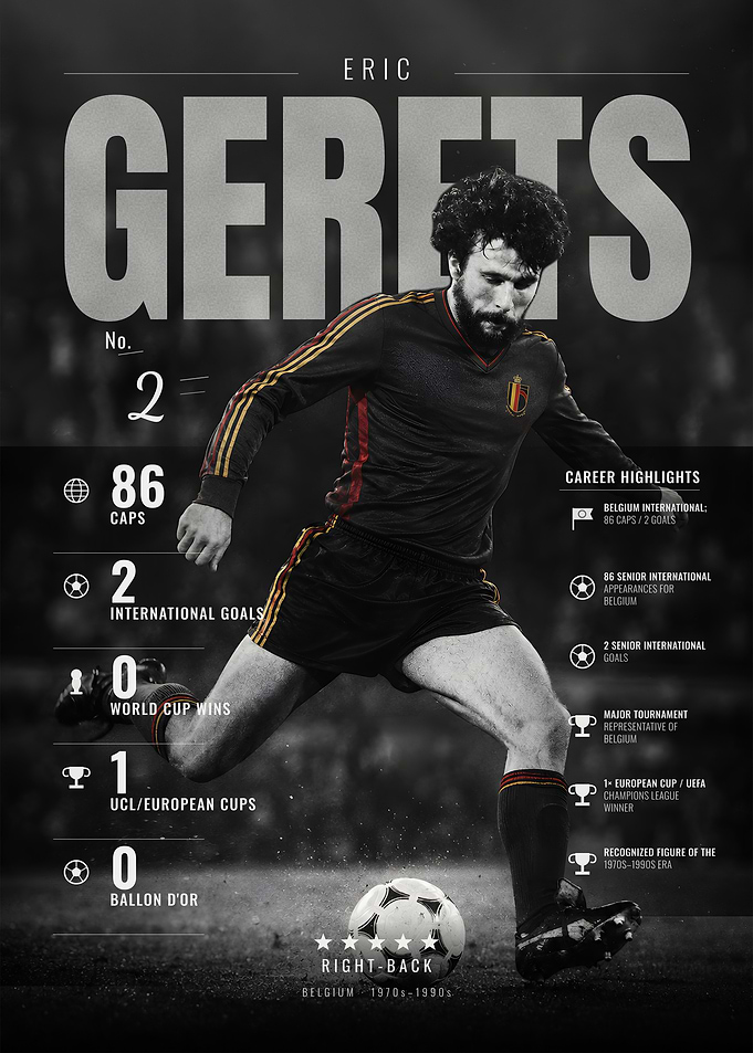 Eric Gerets - Belgium No. 2