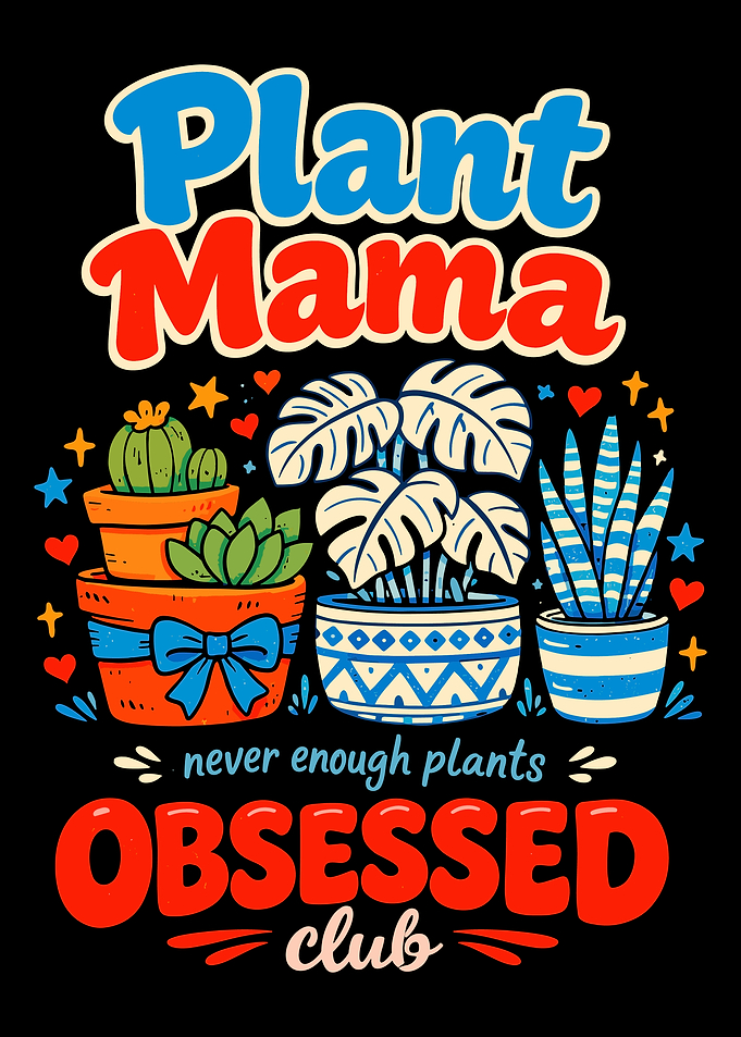 Plant Mama Obsessed Club Graphic