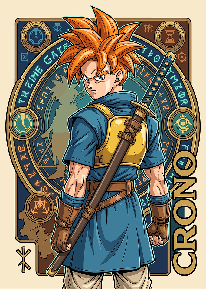 Crono from Chrono Trigger Poster