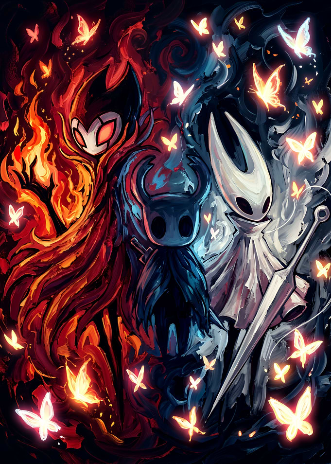 Hollow Knight Trio Fan Art