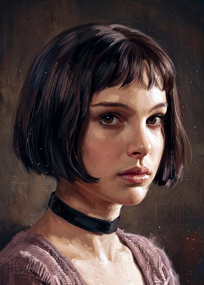 Mathilda Lando Portrait Painting