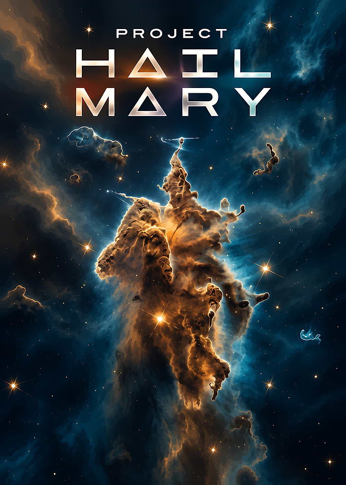 Project Hail Mary Space Poster