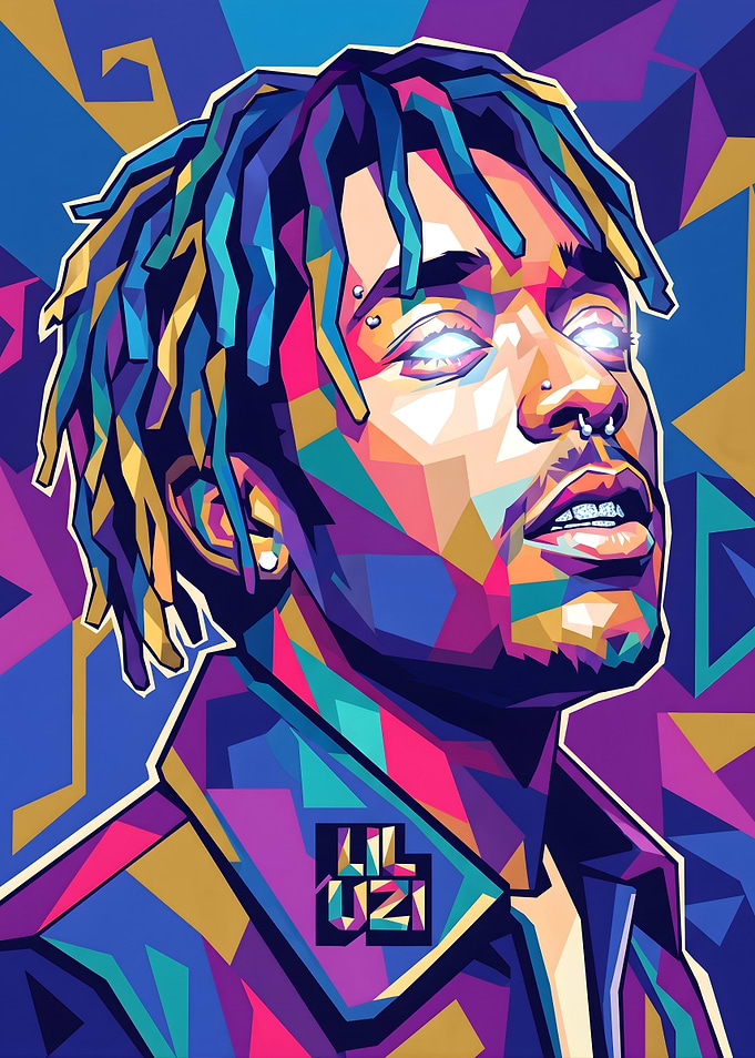 Lil Uzi Vert Pop Art Portrait