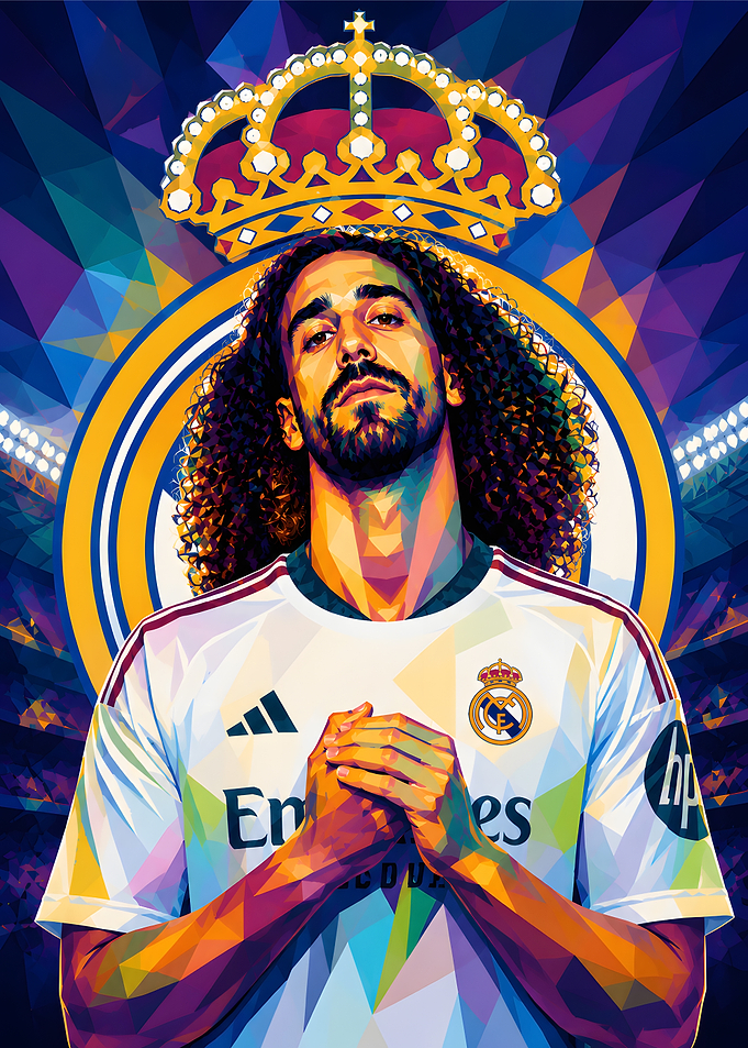 Marc Cucurella Real Madrid Pop Art