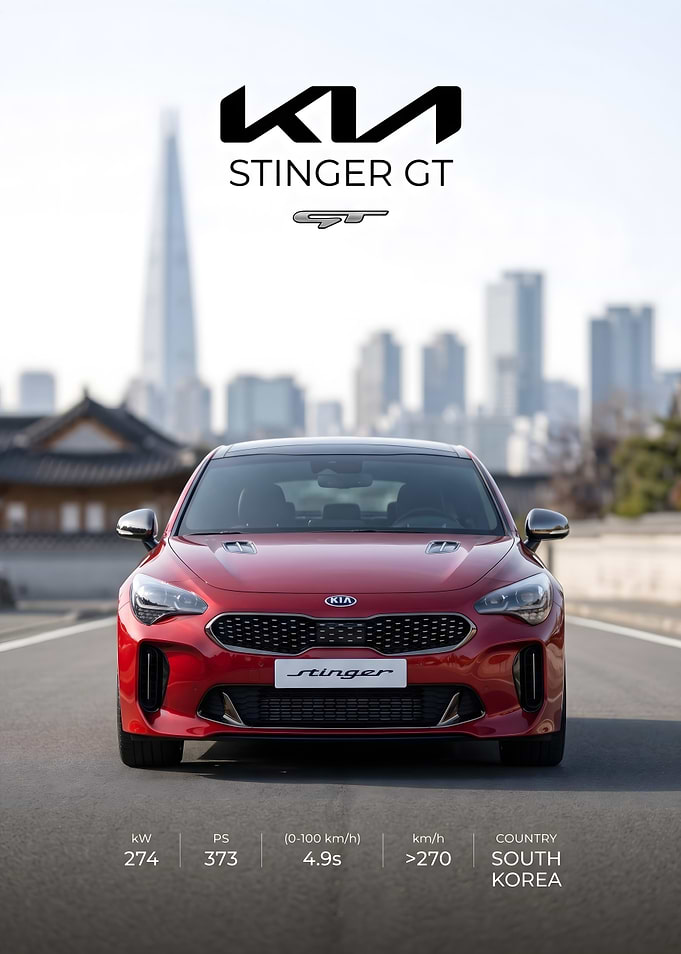 Kia Stinger GT Promotional Poster