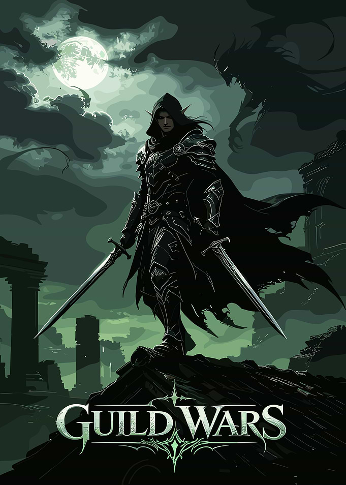 Guild Wars Dark Fantasy Warrior
