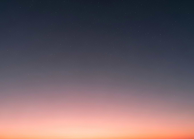 Minimalist Sunset Sky Gradient