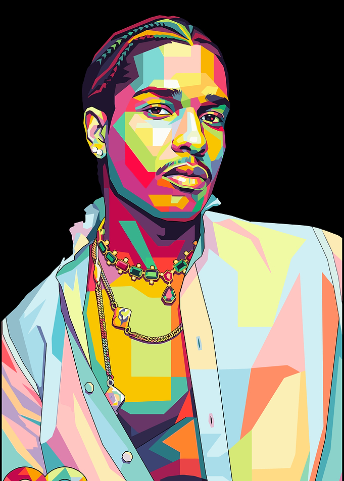 A$AP Rocky WPAP Pop Art