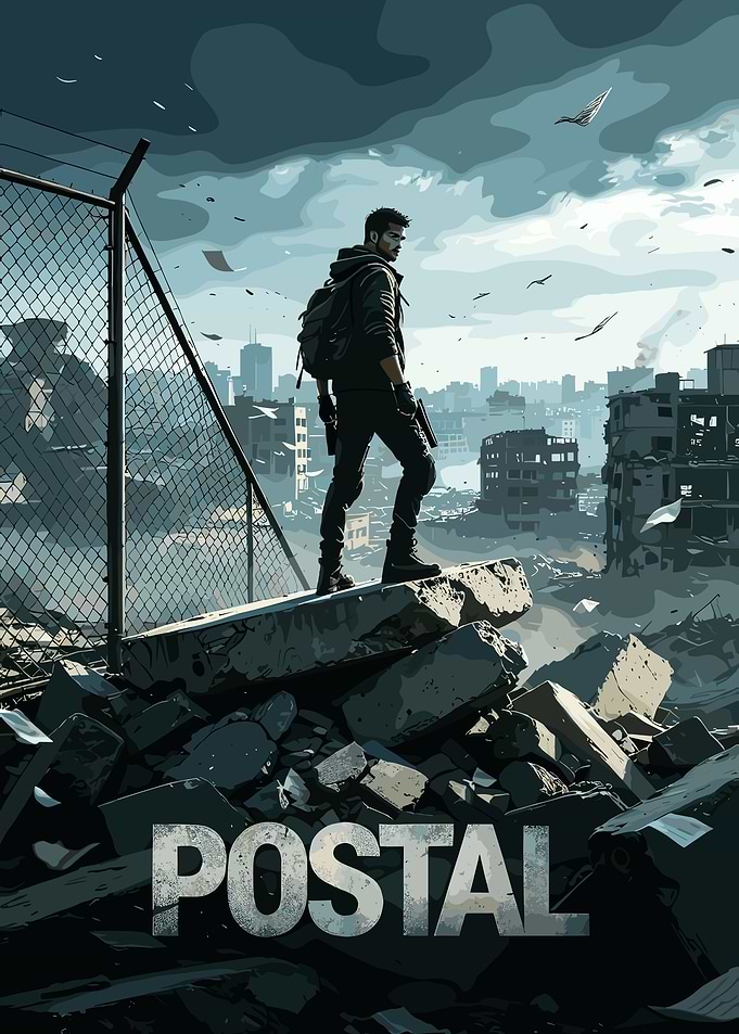Postal Post-Apocalyptic Survivor Poster