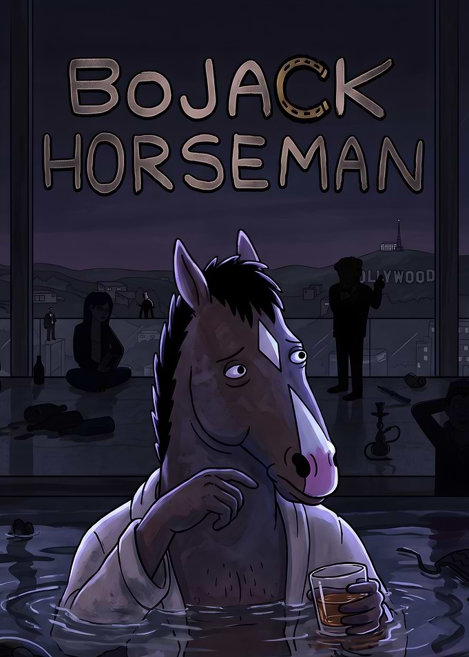BoJack Horseman Melancholy Pool Scene