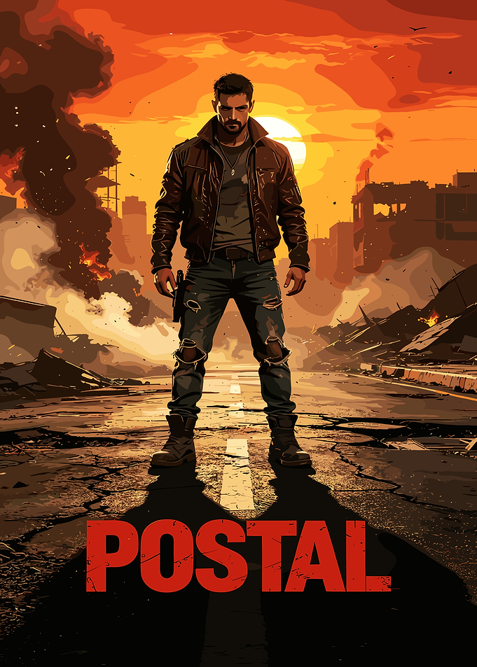 Postal Game Poster Art