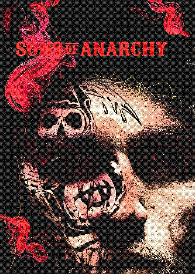 Sons of Anarchy Skull Poster