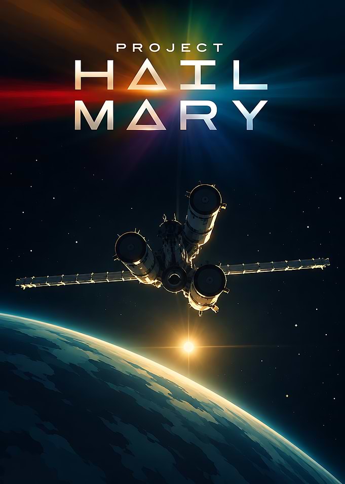Project Hail Mary Space Poster