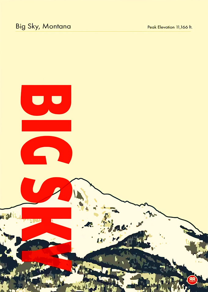 Big Sky Montana Mountain