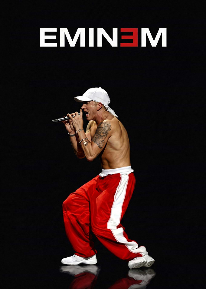 Eminem Performing Live Poster