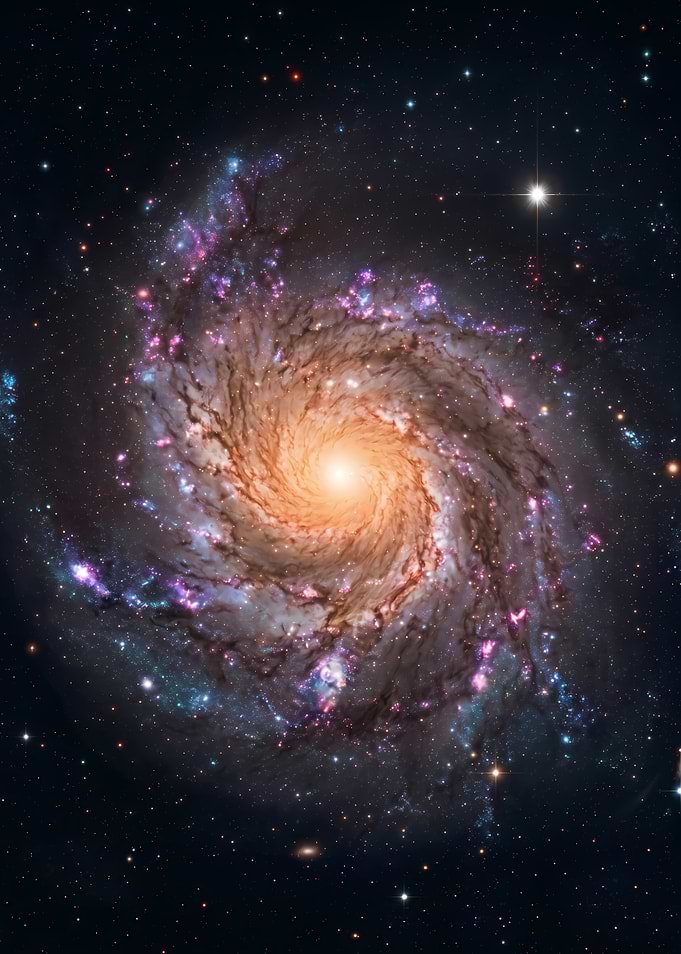 Spiral Galaxy in Deep Space