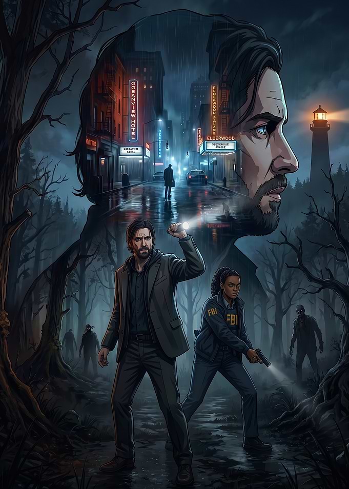 Alan Wake 2 Promotional Poster Art