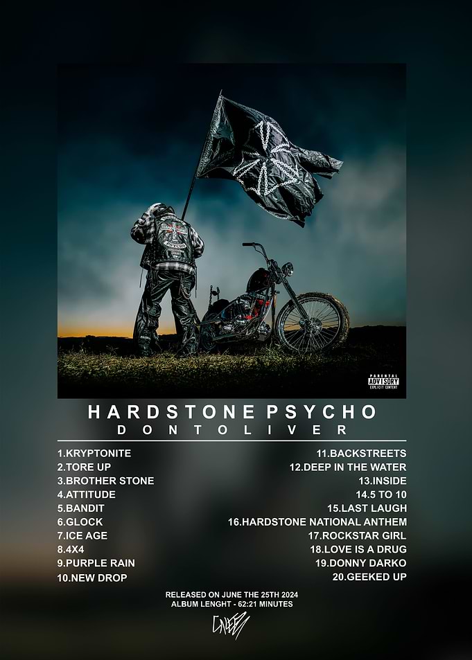 Don Toliver Hardstone Psycho Album Poster