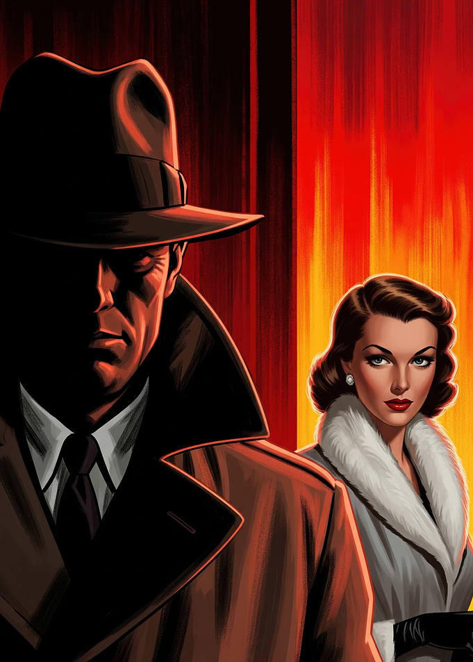 Noir Detective and Femme Fatale