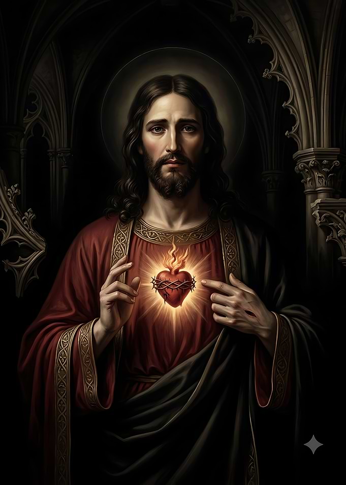 Sacred Heart of Jesus Portrait