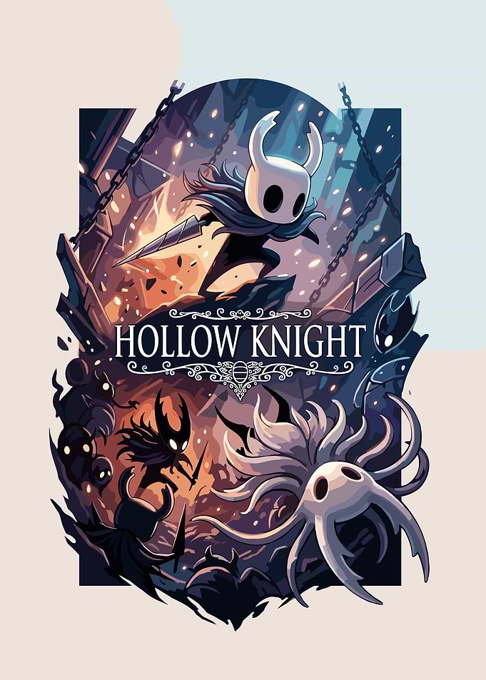 Hollow Knight Game Poster Art