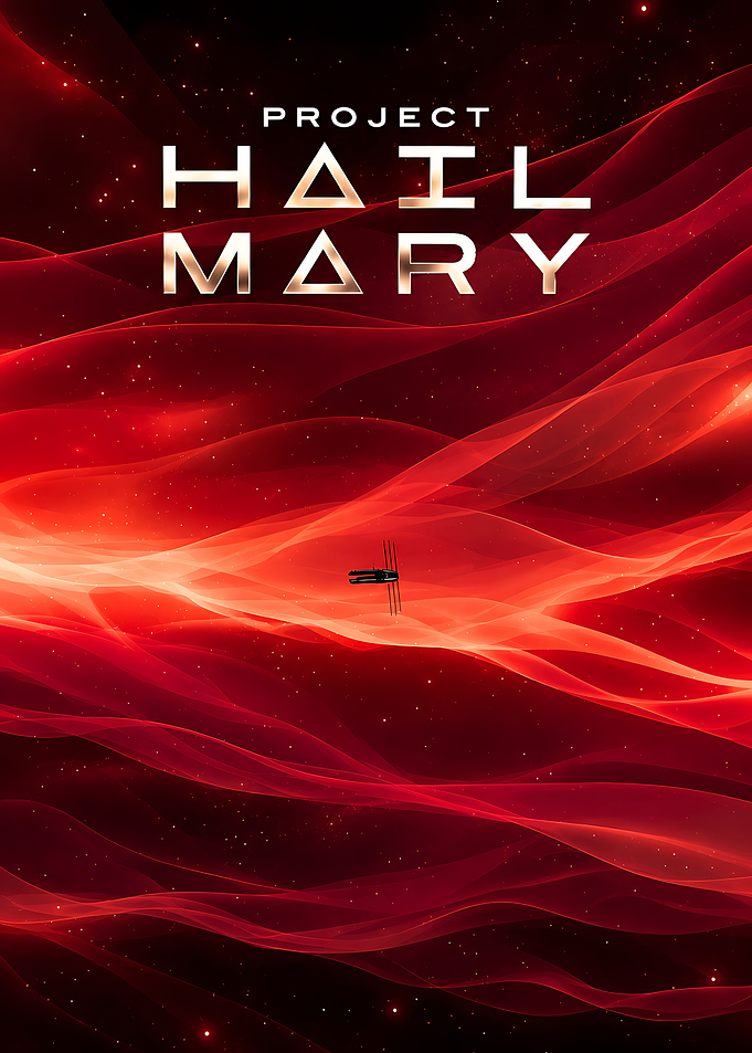 Project Hail Mary Space Poster