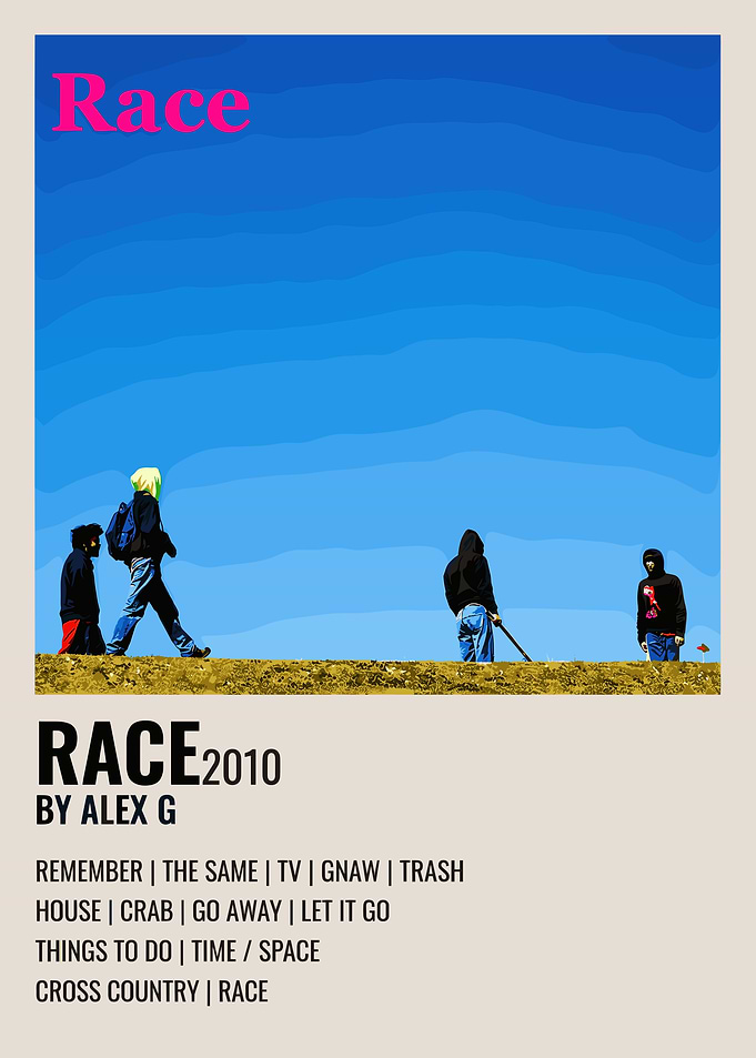 Alex G Race Album Poster