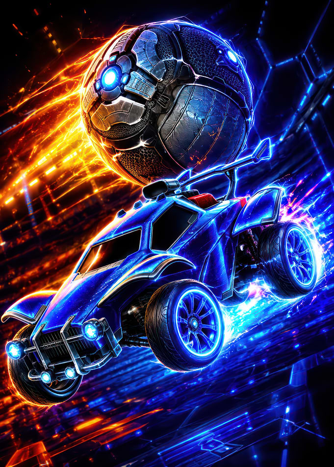 Rocket League Octane Car Action