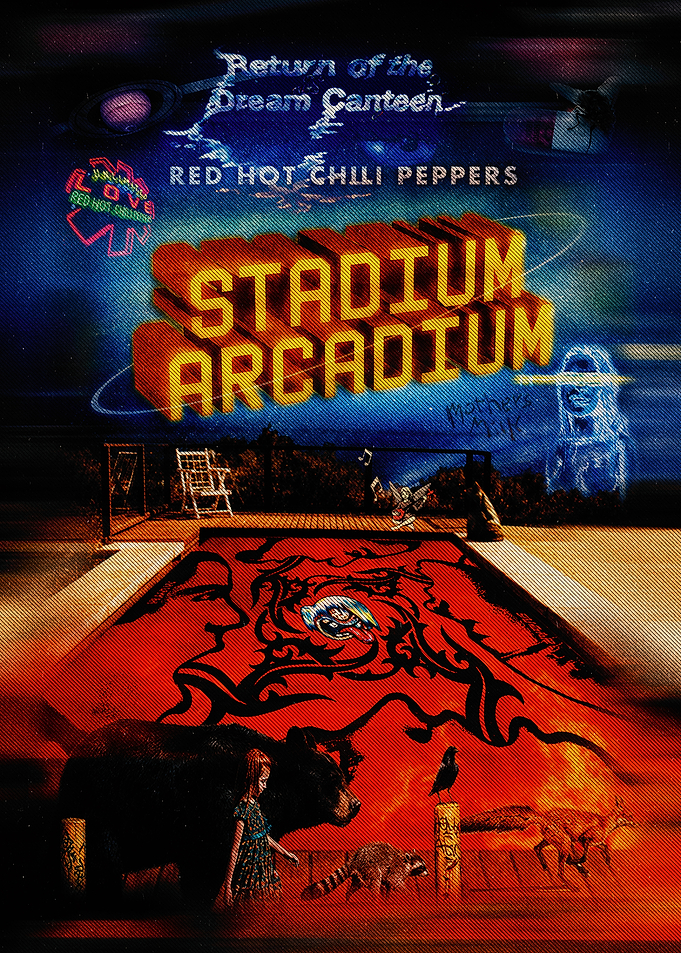 Red Hot Chili Peppers Album Collage