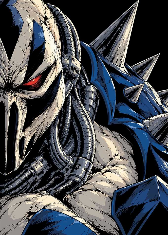 Spawn Comic Book Character Portrait